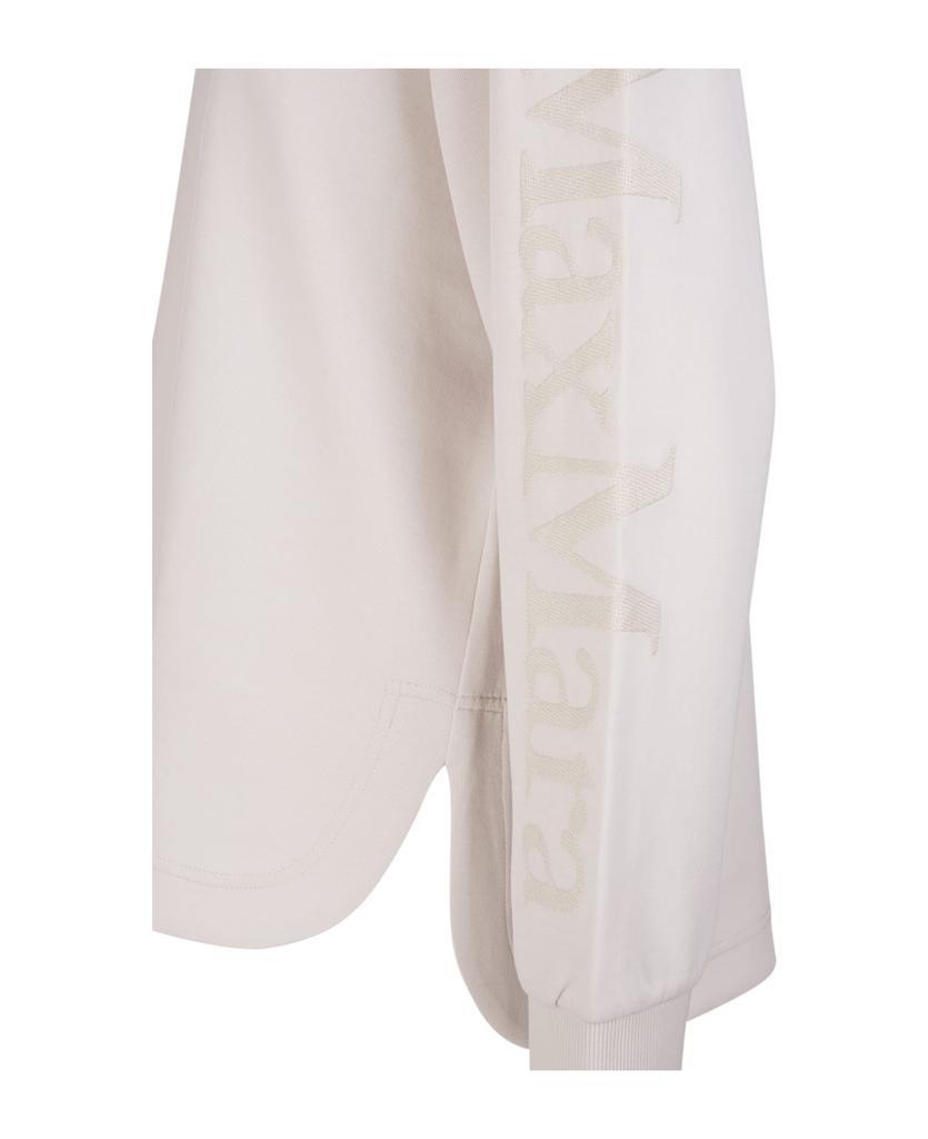 商品Max Mara|Woman White Eccesso Crew Neck Sweatshirt,价格¥1415,第6张图片详细描述