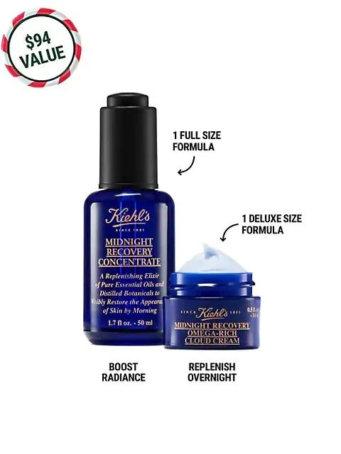 商品Kiehl's|Midnight Must Haves 2-Piece Moisturizing Cream & Oil Set,价格¥415,第3张图片详细描述