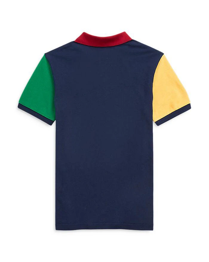 商品Ralph Lauren|Boys' Colorblocked Cotton Mesh Polo Shirt - Big Kid,价格¥172,第2张图片详细描述