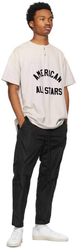商品Fear of god|Off-White 'American All Stars' Short Sleeve Henley,价格¥2634,第6张图片详细描述