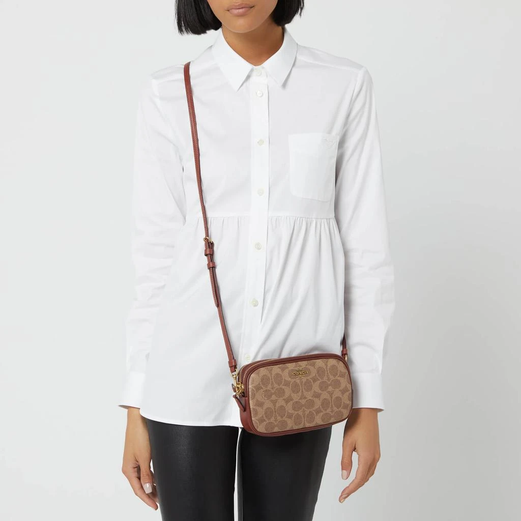 商品Coach|拼色Signature 斜挎包,价格¥1553,第3张图片详细描述