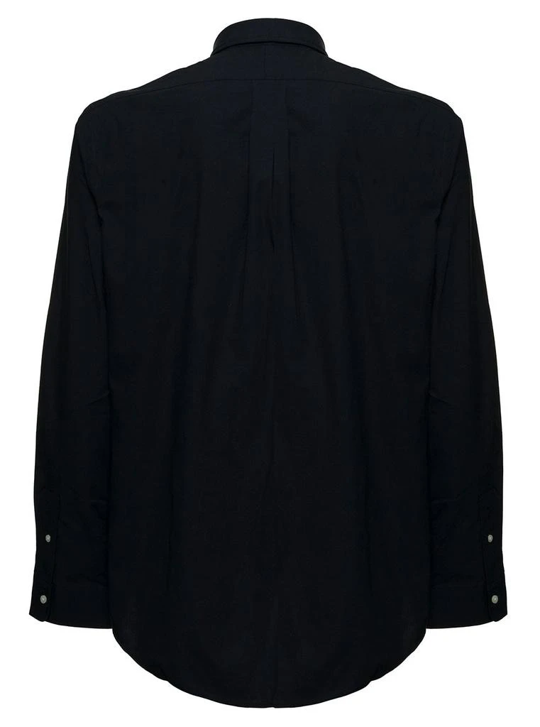 商品Ralph Lauren|Black Cotton Poplin Shirt with Logo,价格¥990,第2张图片详细描述