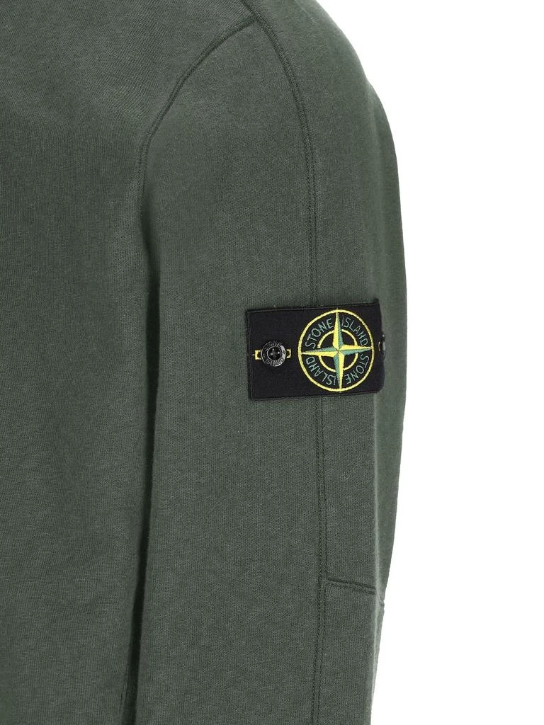 商品Stone Island|Stone Island Compass-Badge High-Neck Zipped Sweatshirt,价格¥2289,第3张图片详细描述