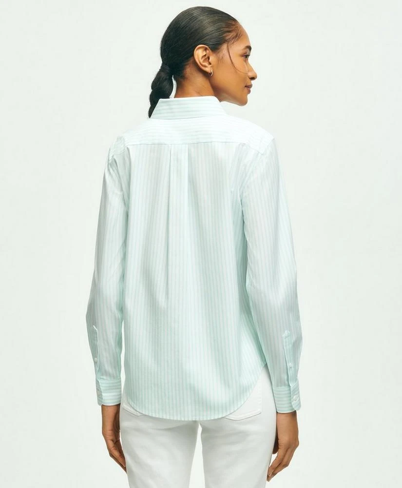 Classic Fit Stretch Supima® Cotton Non-Iron Bengal Stripe Dress Shirt 商品