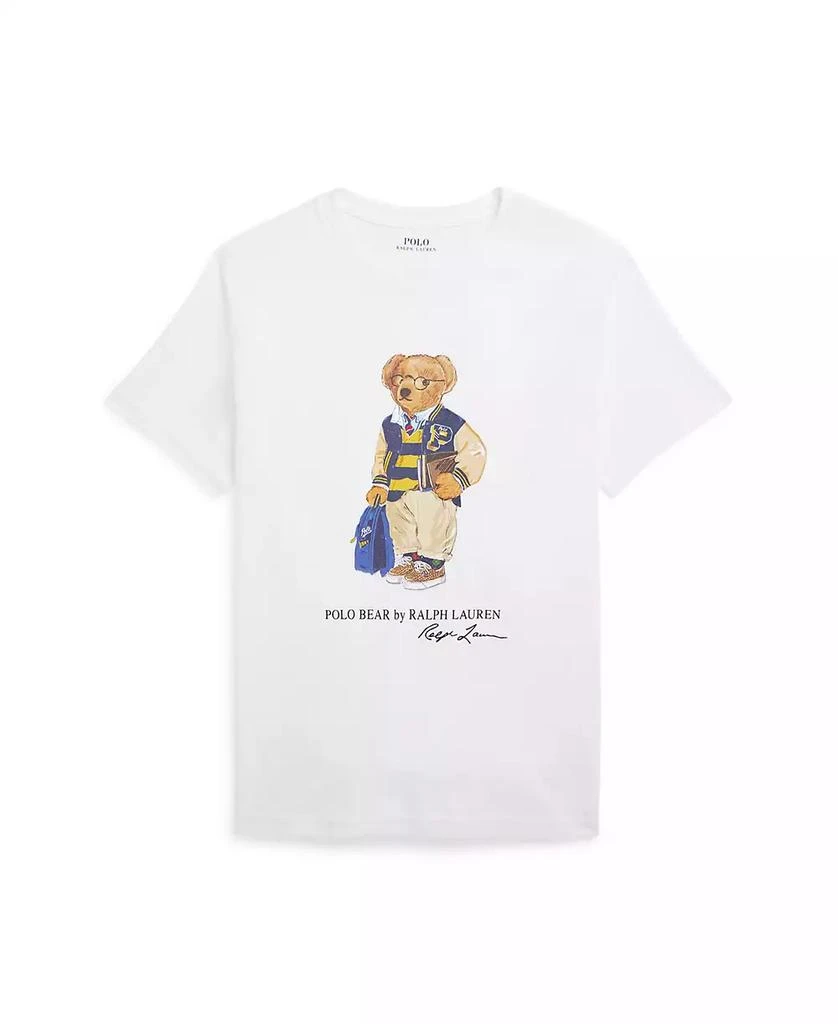 商品Ralph Lauren|Big Boys Polo Bear Cotton Jersey Tee,价格¥139,第1张图片