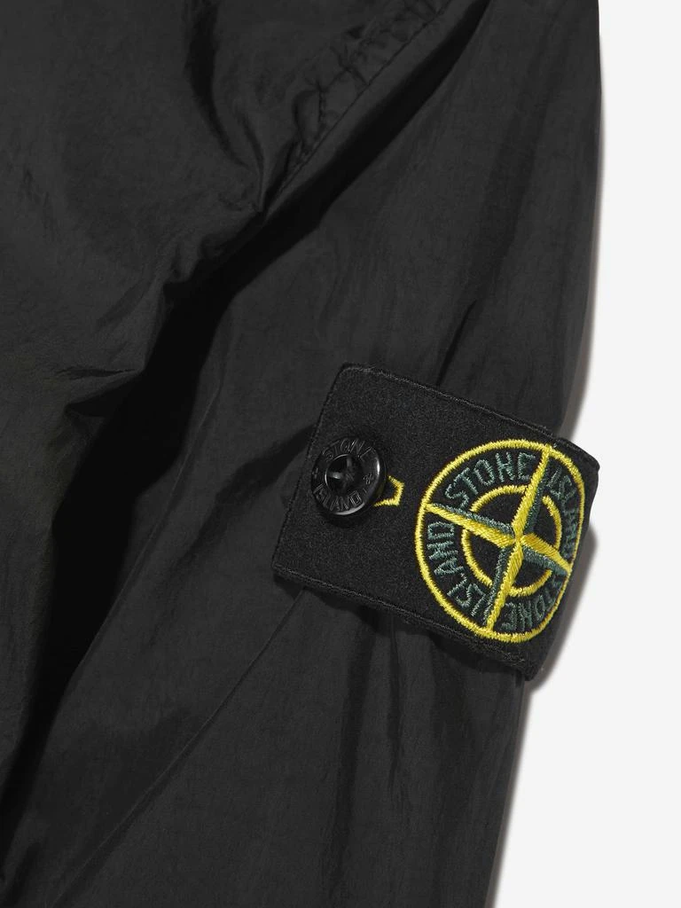 Stone Island Blue, Cream, Black, Green Boys Showerproof Hooded Zip Up Jacket 商品