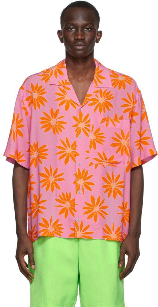 商品Jacquemus|Pink 'La Chemise Jean' Shirt,价格¥1551,第1张图片