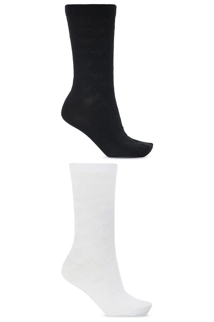 商品Adidas|Adidas Originals Jacquard Trefoil Crew Socks 2-Pack Socks,价格¥41,第1张图片