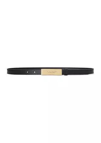 商品Ralph Lauren|Logo Leather Skinny Belt,价格¥515,第1张图片