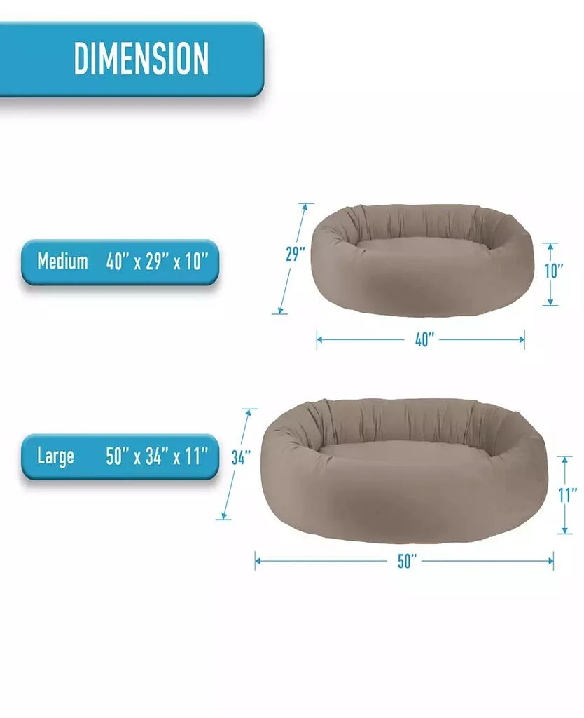 商品Arlee Home Fashions|Orbit Memory Foam Pet Bed,价格¥919,第5张图片详细描述