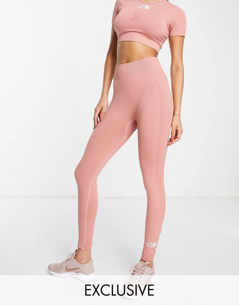 商品The North Face|The North Face Training seamless leggings in pink Exclusive at ASOS,价格¥320,第1张图片