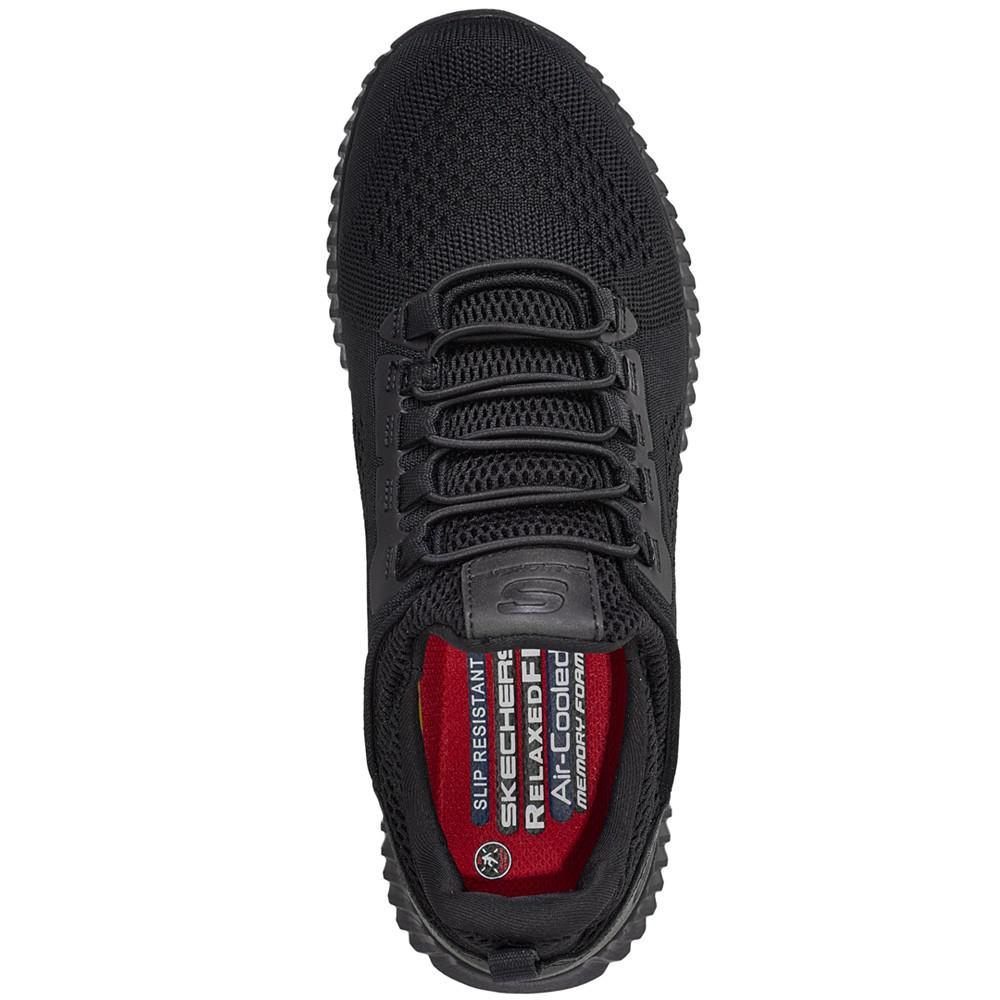 商品SKECHERS|Men's Work Relaxed Fit Cessnock Slip-Resistant Work Athletic Sneakers from Finish Line,价格¥559,第6张图片详细描述