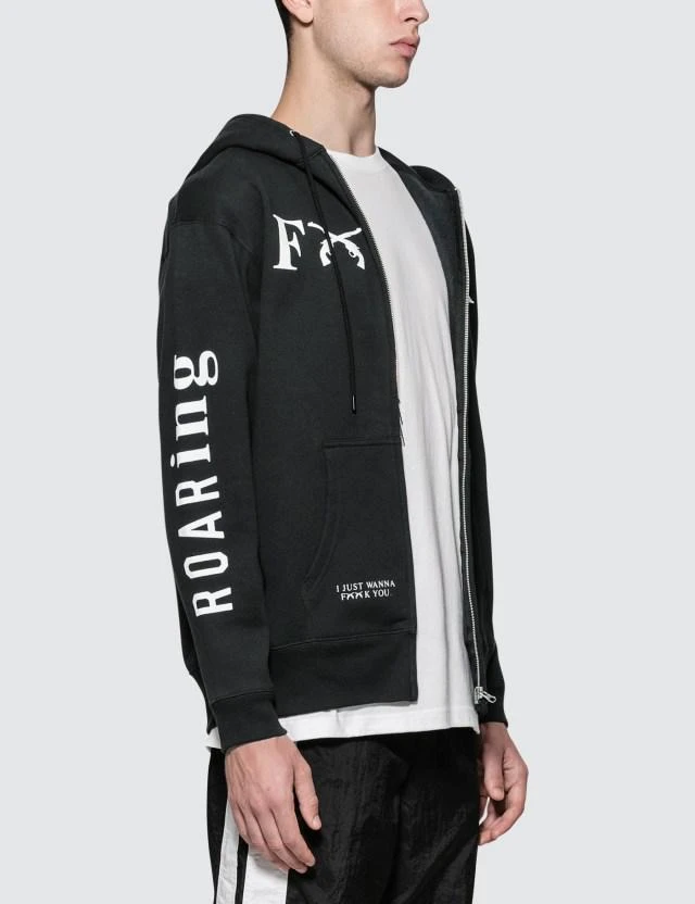 商品#FR2|roarguns x #FR2 "Roaring Rabbits" Zip Hoodie,价格¥2266,第3张图片详细描述