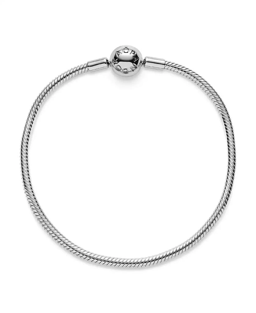 商品PANDORA|Moments Sterling Silver Snake Chain Bracelet,价格¥393,第3张图片详细描述