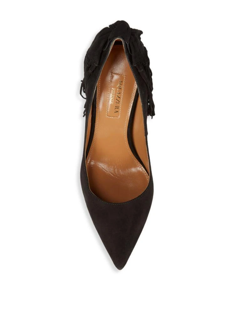商品Aquazzura|Point Toe Suede Pumps,价格¥1577,第4张图片详细描述