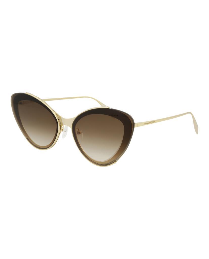 商品Alexander McQueen|Cat Eye-Frame Metal Sunglasses,价格¥1069,第4张图片详细描述