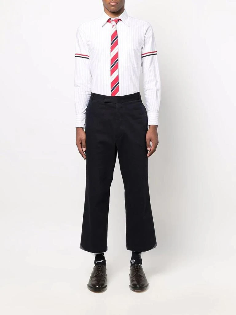 商品Thom Browne|THOM BROWNE RWB stripe oxford shirt,价格¥4047,第2张图片详细描述