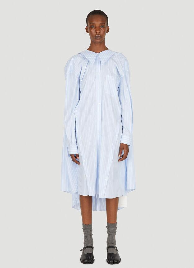 商品Simone Rocha|Four Sleeve Shirt Dress in Blue,价格¥2304,第1张图片