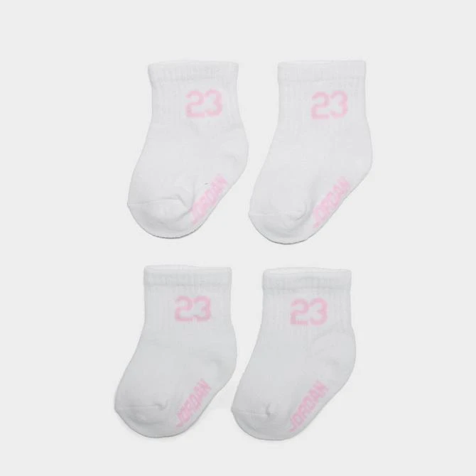 商品Jordan|Infant Jordan 6-Pack Quarter Socks,价格¥74,第2张图片详细描述