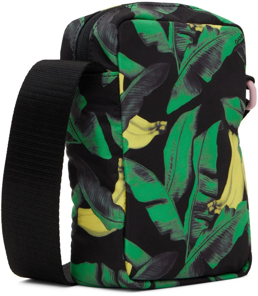 商品Ganni|Black & Green Recycled Tech Pouch,价格¥728,第3张图片详细描述