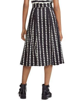 商品Maje|Japhanie Pleated Daisy Print Skirt,价格¥1094,第2张图片详细描述