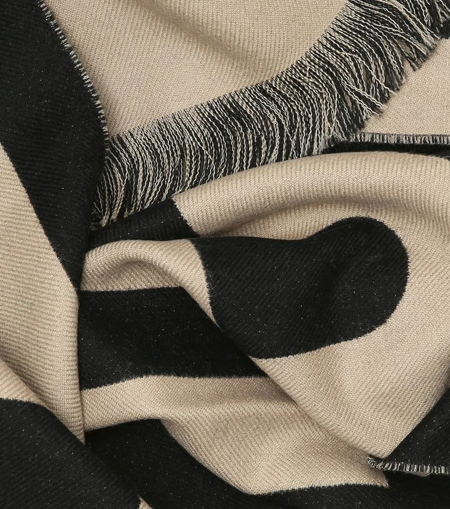 商品Burberry|女士logo羊毛围巾,价格¥2739,第4张图片详细��描述