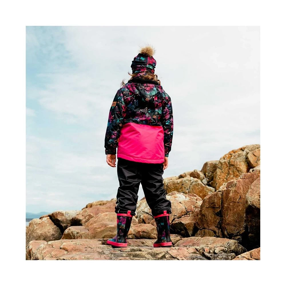 商品Deux par Deux|Girl Printed Two Piece Spring Rain Set Black Butterflies & Fuchsia Pink - Toddler|Child,价格¥391,第2张图片详细描述