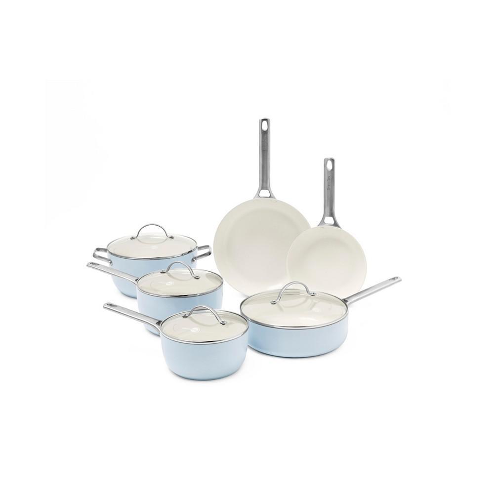 商品Greenpan|Padova 10-Pc. Ceramic Non-Stick Cookware Set,价格¥2233,第1张图片
