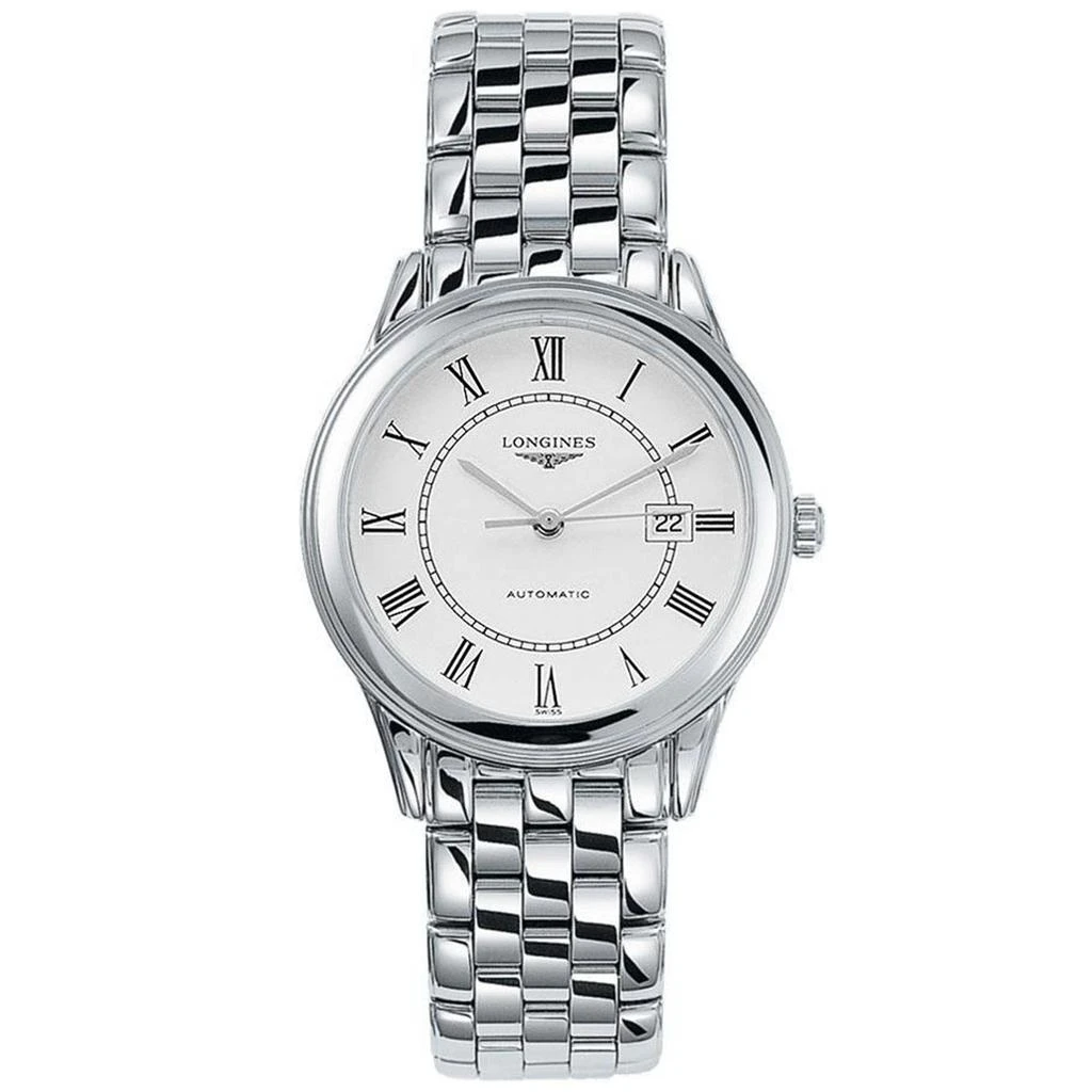 商品Longines|Longines Women's Automatic Watch - Flagship White Dial Steel Bracelet | L47744216,价格¥4583,第1张图片
