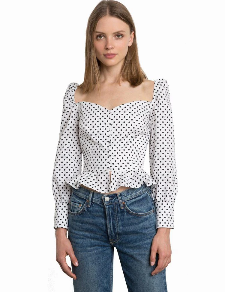 Polka Dot Valentina Bustier Shirt 商品