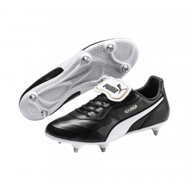 商品Puma|Mens King Top Leather Soccer Cleats Black/White,价格¥1083,第1张图片