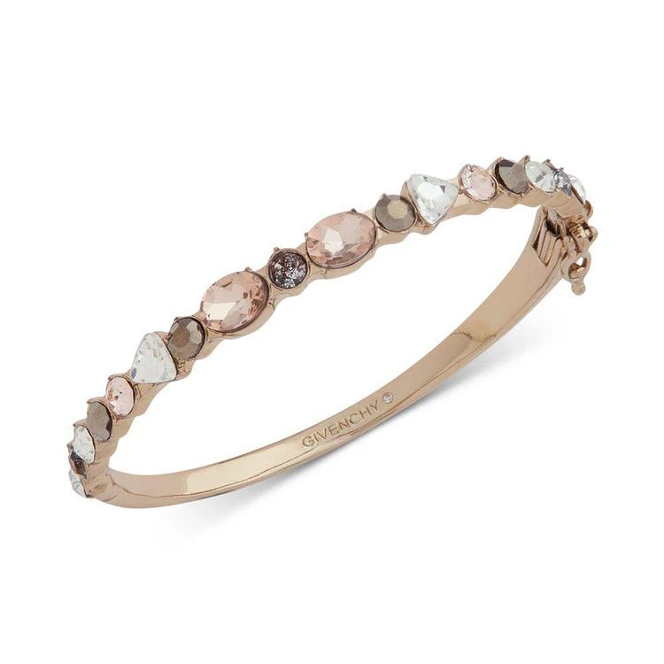 商品Givenchy|Gold-Tone Multi-Crystal Hinged Oval Bangle Bracelet,价格¥157,第1张图片