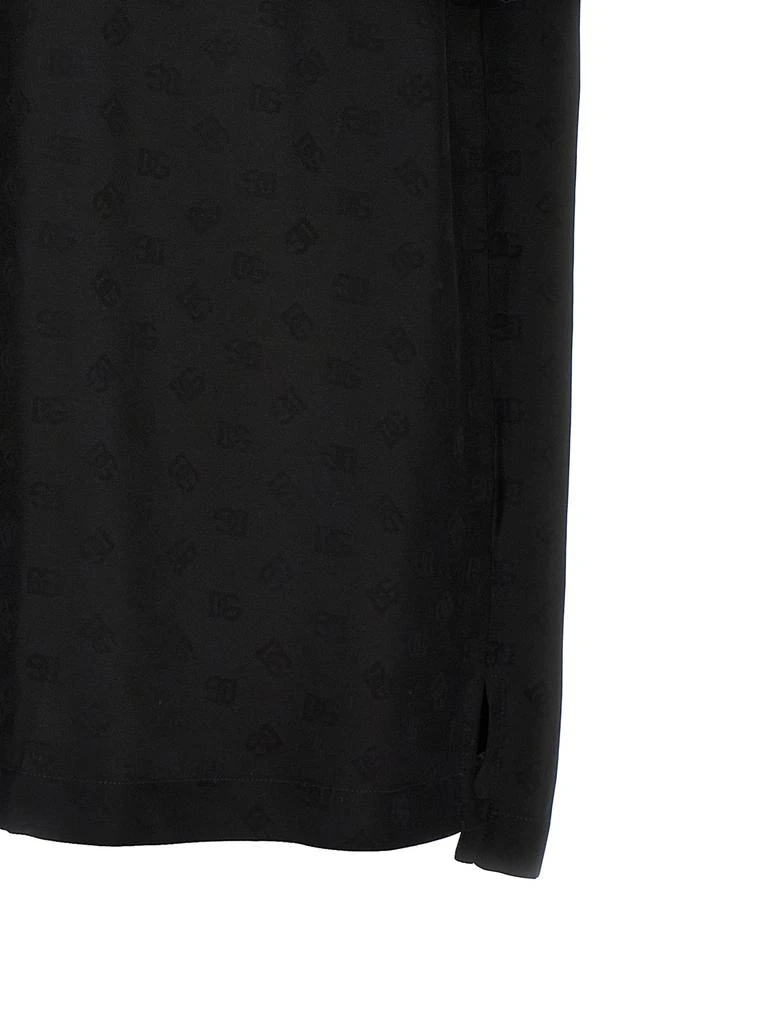 商品Dolce & Gabbana|Bandana Silk Shirt Shirt And Blouse White/Black,价格¥7476,第4张图片详细描述