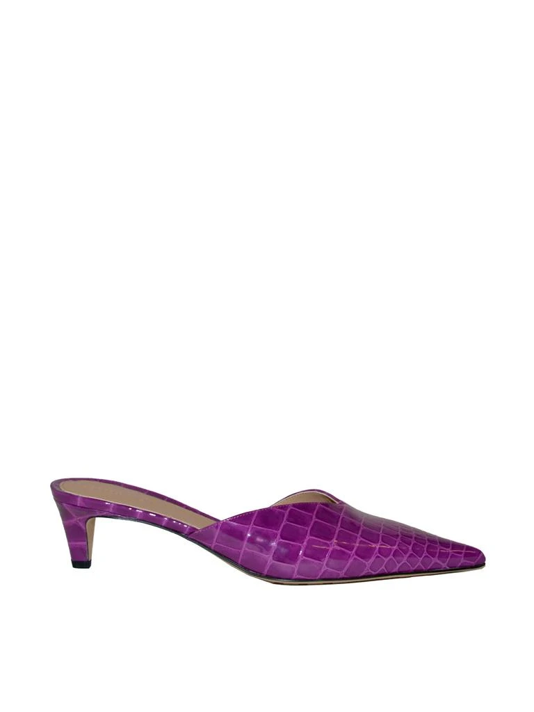 商品Bottega Veneta|Glossy Croc Mule,价格¥7545,第1张图片