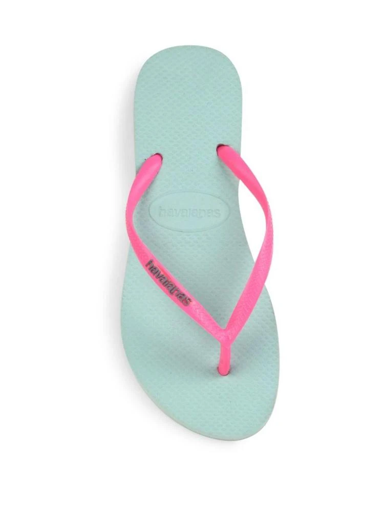 商品Havaianas|Slim Logo Pop Up Flip-Flops,价格¥137,第4张图片详细描述