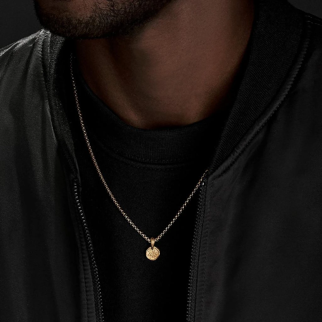 商品David Yurman|Shipwreck Coin Amulet in 22K Gold, 10.5mm,价格¥3699,第4张图片详细描述