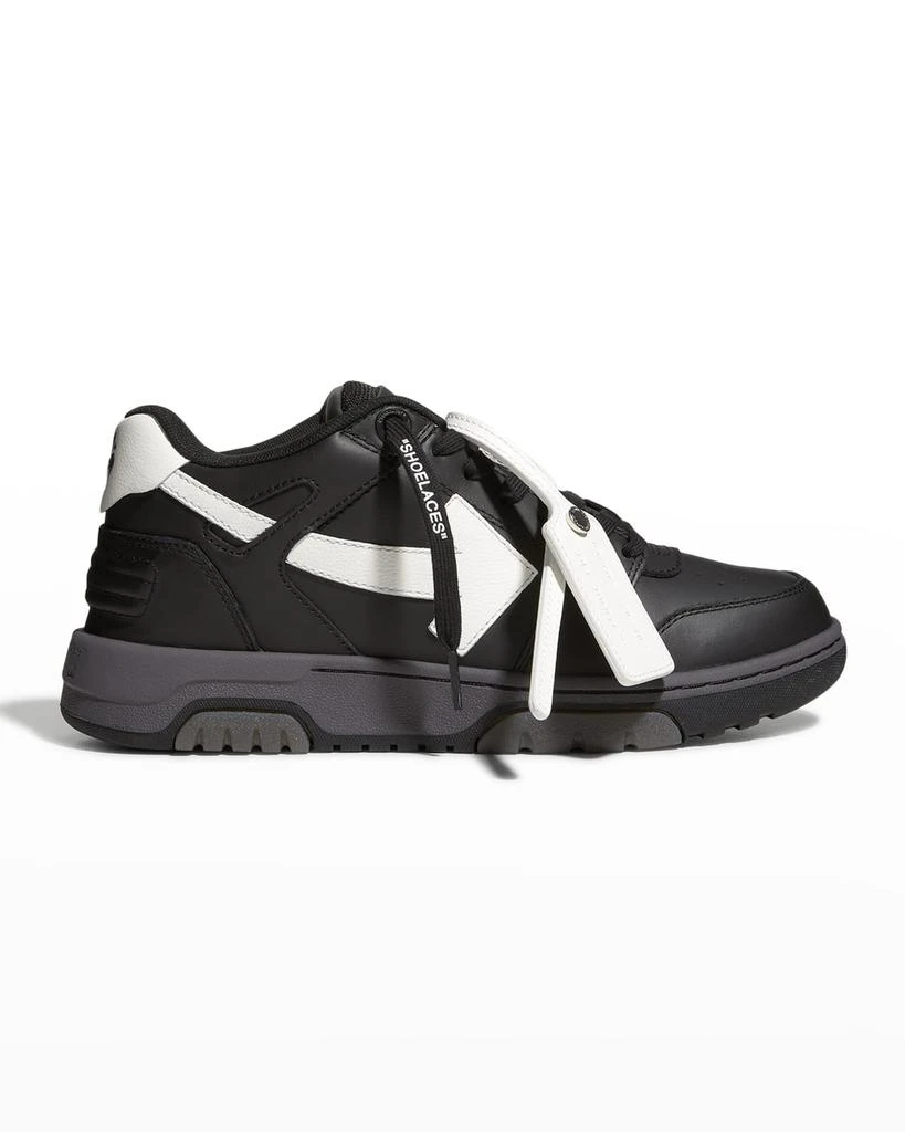 商品Off-White|Out Of Office Arrow Calfskin Sneakers,价格¥2223,第1张图片