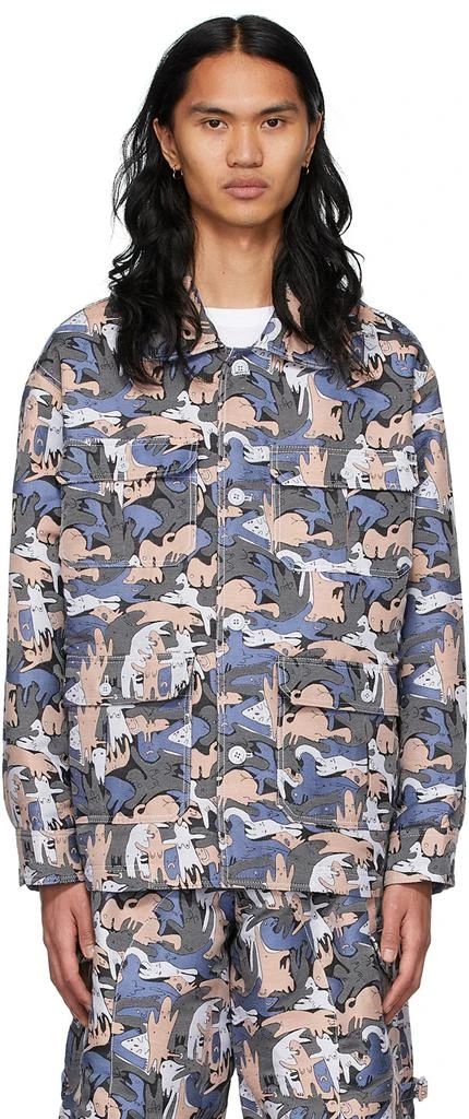 商品Charles Jeffrey Loverboy|Multicolor Workwear Jacket,价格¥2286,第1张图片