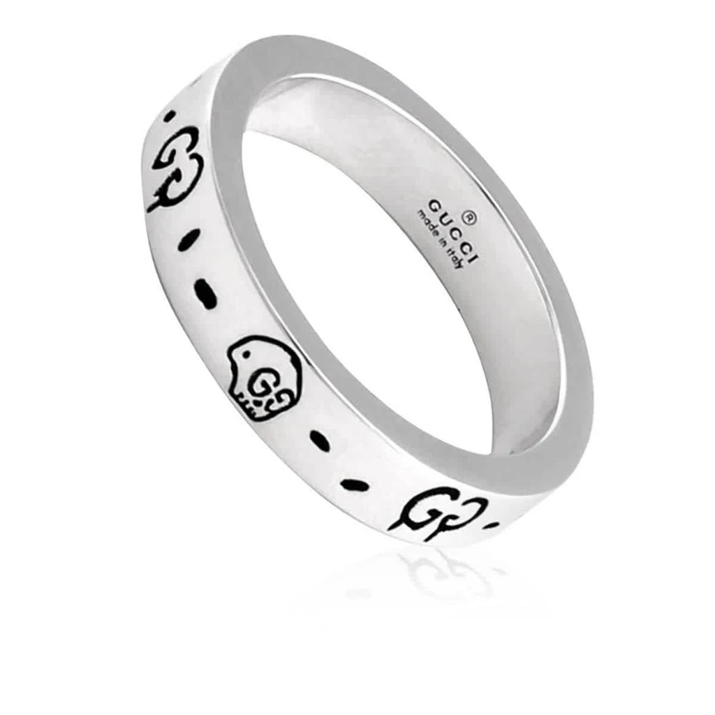 商品Gucci|Sterling Silver GG Ghost Ring,价格¥1842,第1张图片