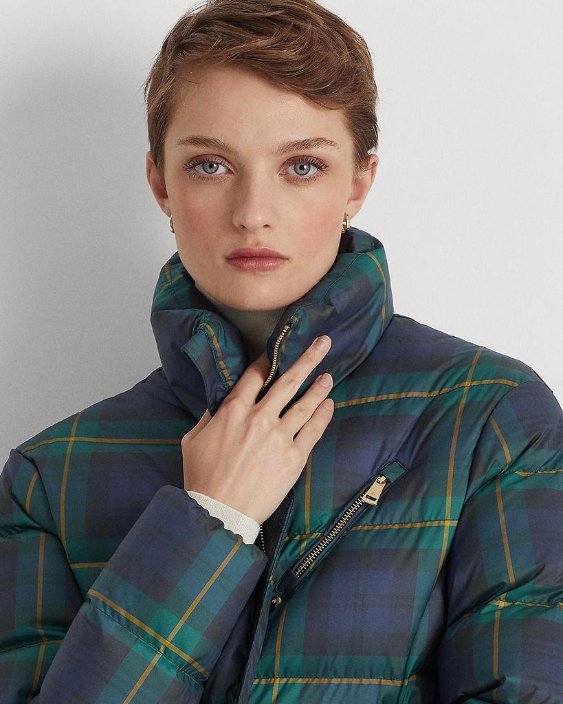 Plaid Puffer Coat商品第5张图片规格展示