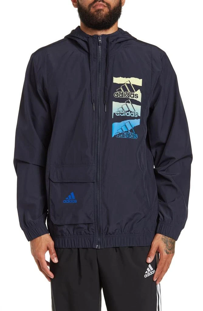 商品Adidas|Essentials Brand Love Woven Windbreaker,价格¥286,第3张图片详细描述