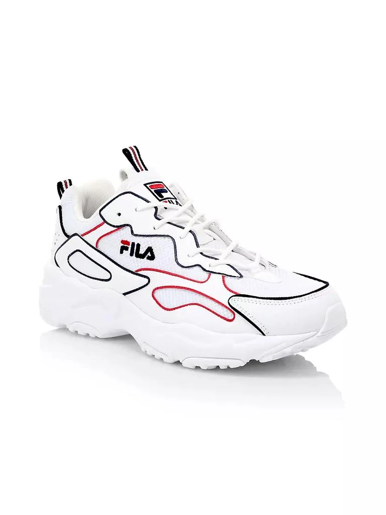 商品Fila|Men's Ray Tracer Contrast Piping Sneakers,价格¥601,第2张图片详细描述