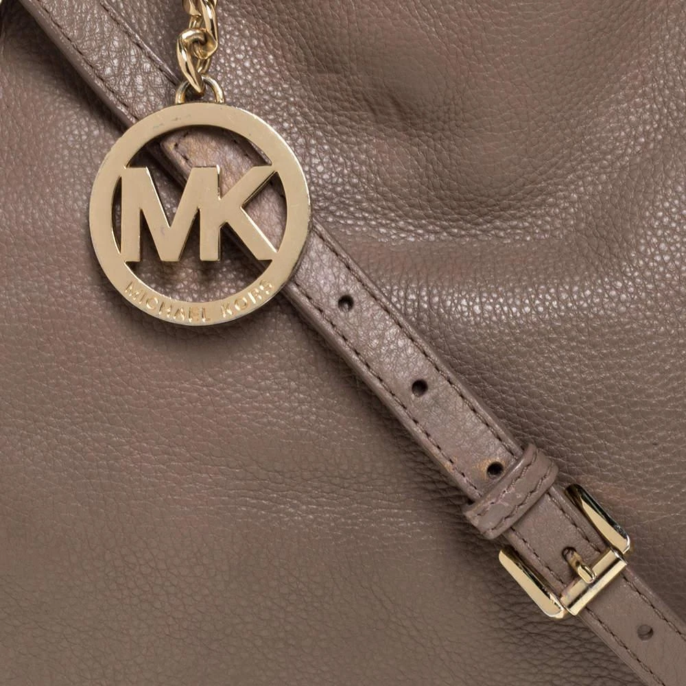 商品[二手商品] Michael Kors|Michael Michael Kors Beige Leather Jet Set Chain Hobo,价格¥1176,第5张图片详细描述