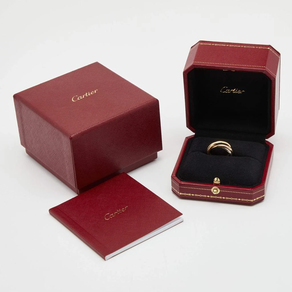 Cartier Trinity 18k Three Tone Gold Small Model Rolling Ring Size 53 商品