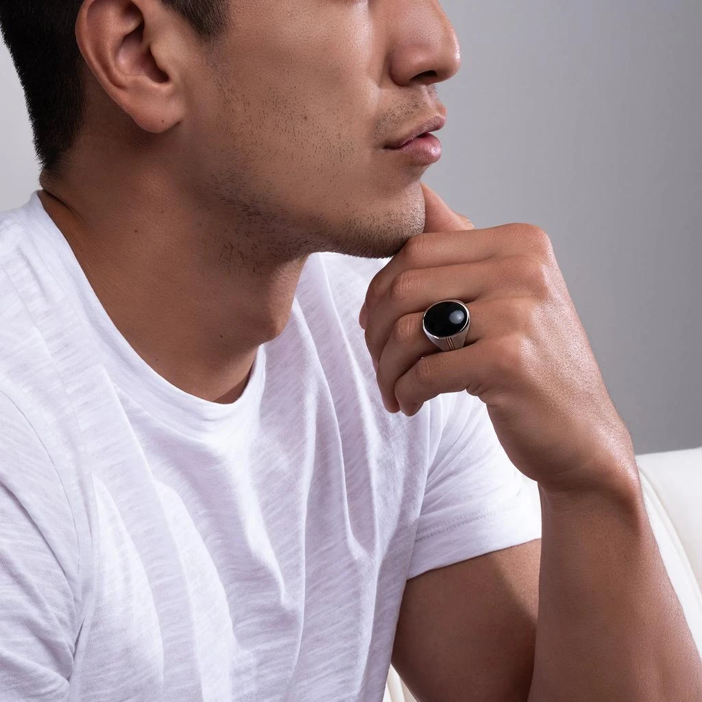 商品Tacori|Tacori Oval Cabochon Ring featuring Black Onyx,价格¥3731,第3张图片详细描述