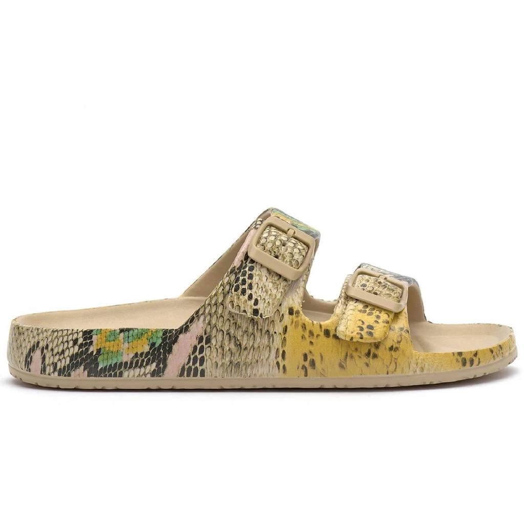 商品Vince Camuto|Vince Camuto Womens Zebra Print Buckle Footbed Sandals,价格¥84,第3张图片详细描述