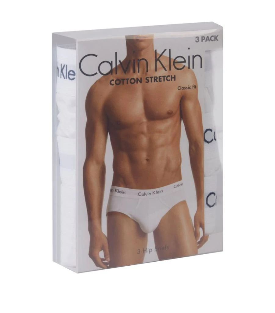 商品Calvin Klein|Cotton Stretch Hip Briefs (Pack of 3),价格¥445,第4张图片详细描述