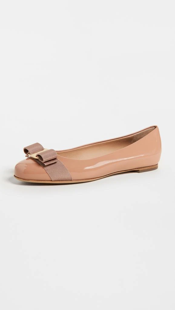 商品Salvatore Ferragamo|Salvatore Ferragamo 菲拉格慕 Varina 平底鞋,价格¥3068,第2张图片详细描述