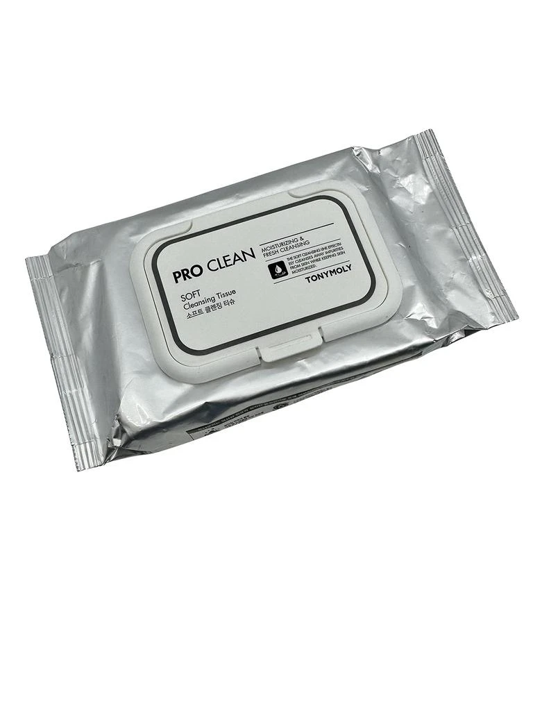 商品TONYMOLY|Pro Clean Soft Tissue Moisturizing & Fresh Cleansing Wipes 50 CT,价格¥88,第3张图片详细描述