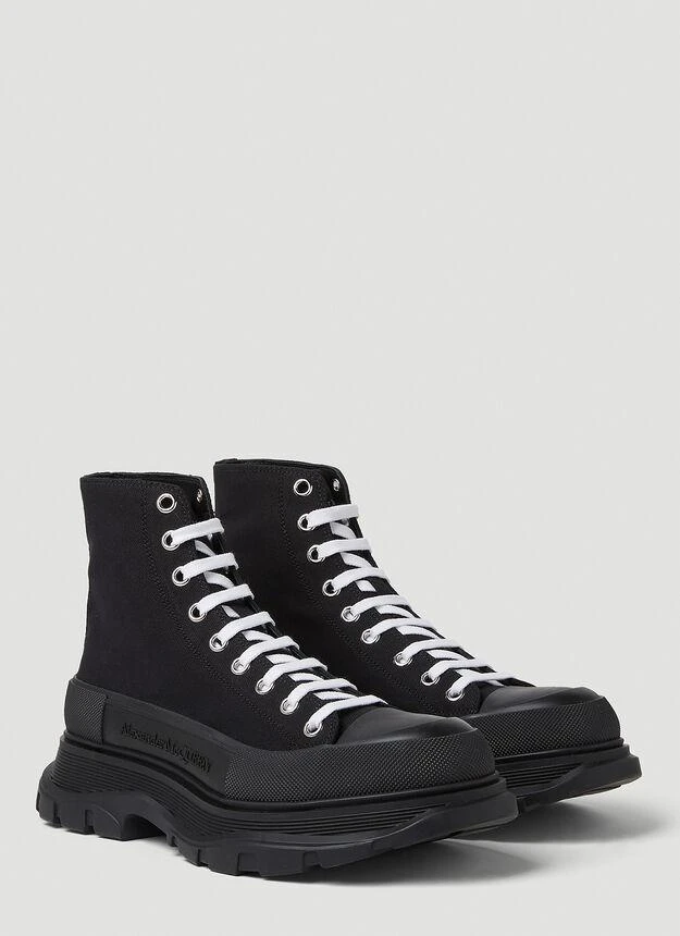 商品Alexander McQueen|Tread Slick Boots in Black,价格¥2801,第2张图片详细描述